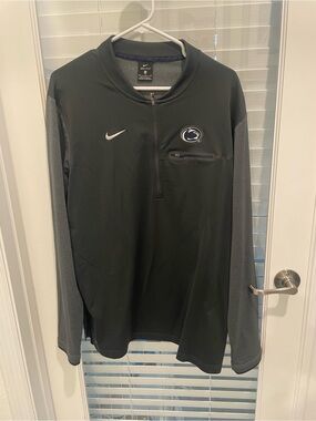 Nike Black and Gray Dri-FIT Full-Zip Team Jacket